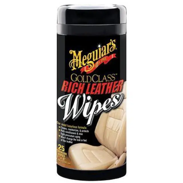 Alt view image 5 of 5 - MEGUIAR'S GOLD CLASS RICH LEATHER WIPES