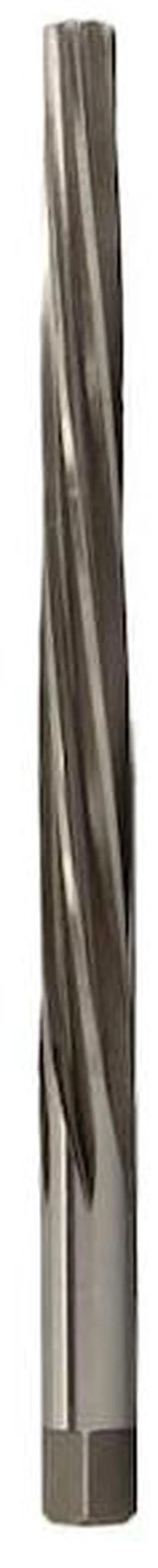 Alt view image 4 of 6 - Drill America DWRRTPS Series Qualtech High-Speed Steel Taper Pin Reamer, Round with Square End, Spiral Flute, Uncoated (Bright) Finish, #2/0 Size (Pack of 1)