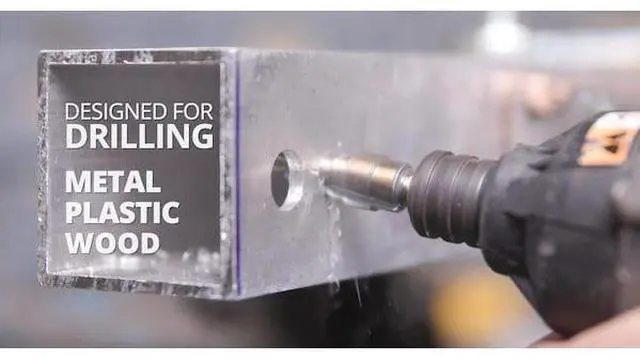 Alt view image 6 of 8 - Drill America 1/8 to 1/2 by 1/32 Increments Unibit, HSS Step Drill Bit, VAC1