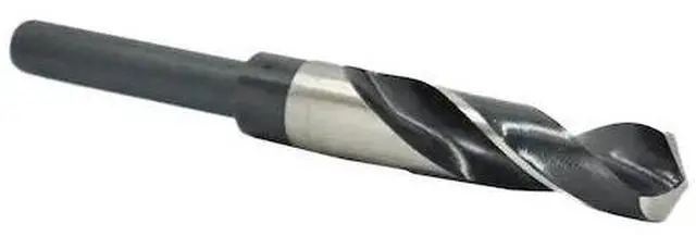 Alt view image 4 of 10 - Drill America D/ARSD Series High-Speed Steel Premium Quality Reduced-Shank Drill Bit, Black Oxide Finish, Round Shank, Spiral Flute, 118 Degrees Conventional Point, 31/32" Size (Pack of 1)