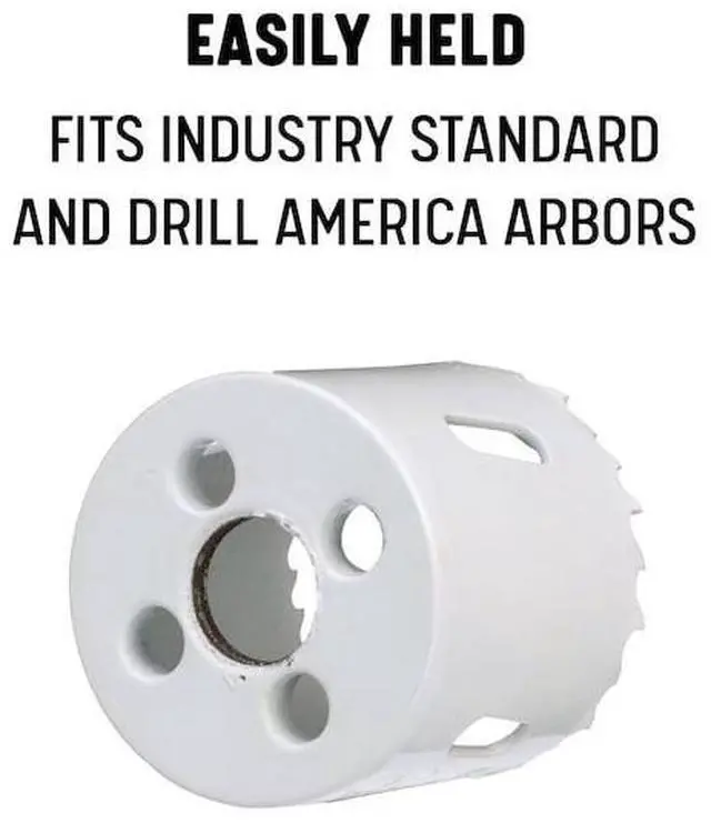 Alt view image 7 of 8 - Drill America Hole Saw Kit, DMS04-9115