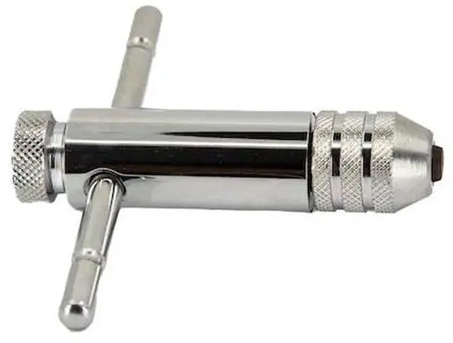 Alt view image 2 of 5 - Drill America 1/16-1/4" Ratcheting T-Handle Tap Wrench, DWTD338R