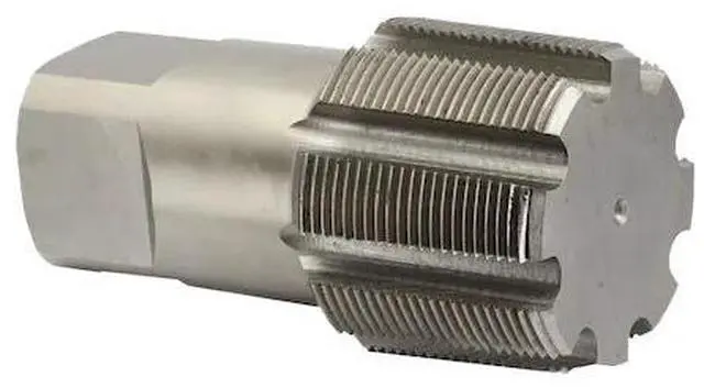 Alt view image 2 of 8 - Drill America DWTPT Series Qualtech Carbon Steel Pipe Tap, Uncoated (Bright) Finish, Round with Square End Shank, 4"-8 NPT (Pack of 1)