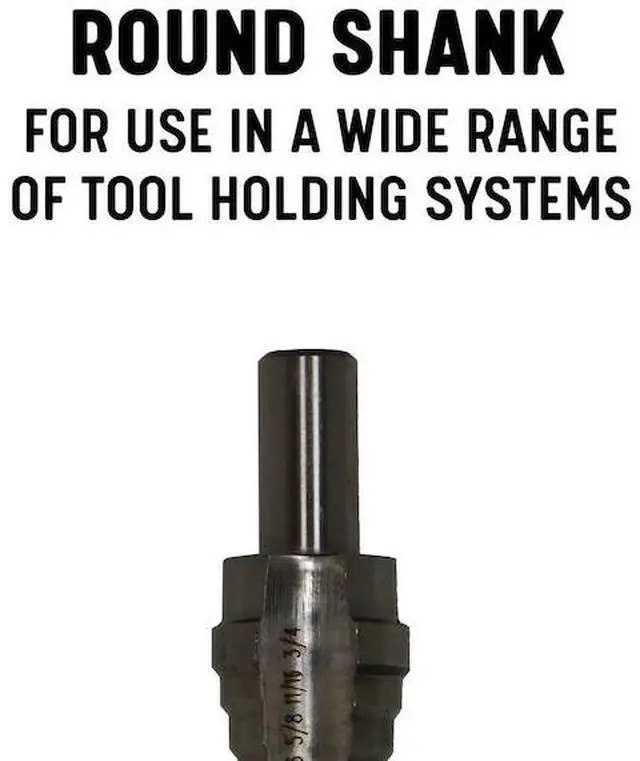 Alt view image 4 of 8 - Drill America 1/8 to 1/2 by 1/32 Increments Unibit, HSS Step Drill Bit, VAC1