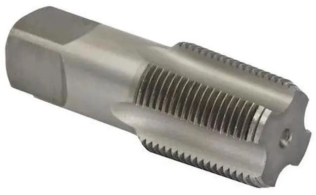 Alt view image 4 of 9 - Drill America T/A Series High-Speed Steel Pipe Tap, Uncoated (Bright) Finish, Round with Square End Shank, 1-1/4"-11-1/2 NPT (Pack of 1)