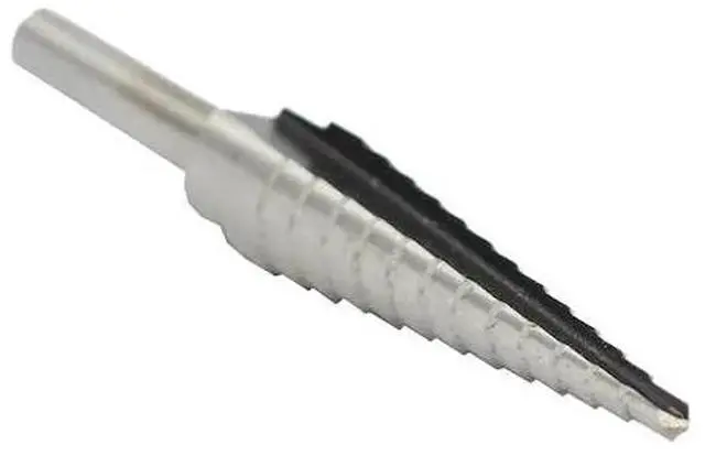 Alt view image 2 of 8 - Drill America 1/8 to 1/2 by 1/32 Increments Unibit, HSS Step Drill Bit, VAC1