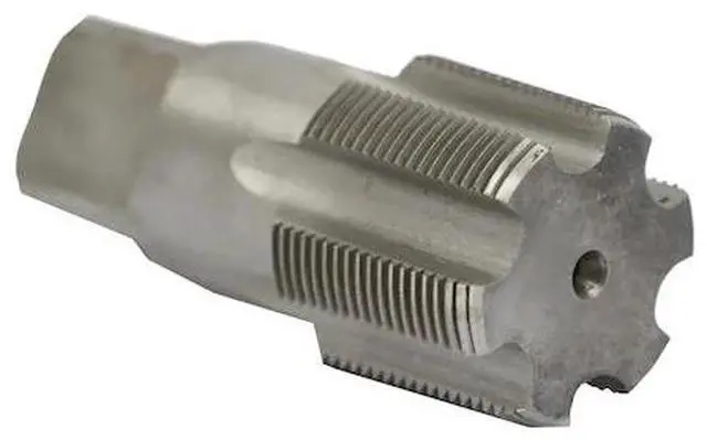 Alt view image 2 of 8 - Drill America DWT Series Qualtech High-Speed Steel Pipe Tap, Uncoated (Bright) Finish, Round with Square End Shank, 1-1/2"-11-1/2 NPT (Pack of 1)