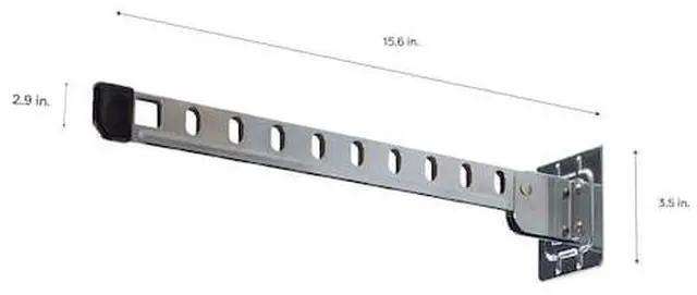 Alt view image 5 of 6 - organize it all over the door folding hanger holder, chrome