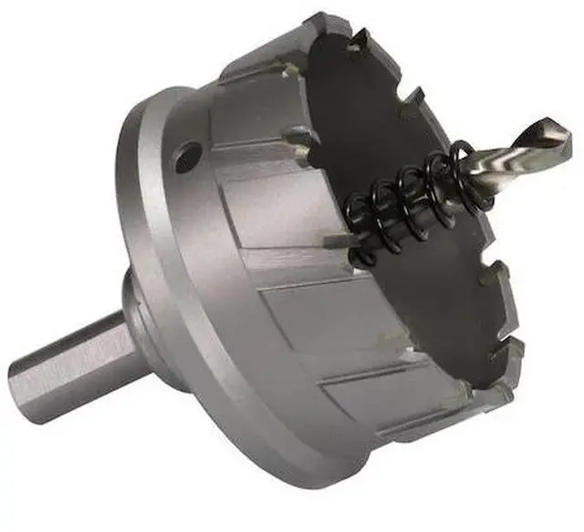 Alt view image 2 of 9 - Drill America CTH3500 Carbide-Tipped CTH 3-1/2" Carbide Tipped Hole Cutter, 1" Depth of Cut