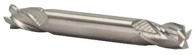 Alt view image 3 of 5 - Drill America MMO1/2-4FDE-ST Solid Carbide End Mill, Polished Finish, 4 Flute, Square End, 5/8" Cutting Length, 1/2" Cutting Diameter, 3" Length, 1/2" Shank (Pack of 1)