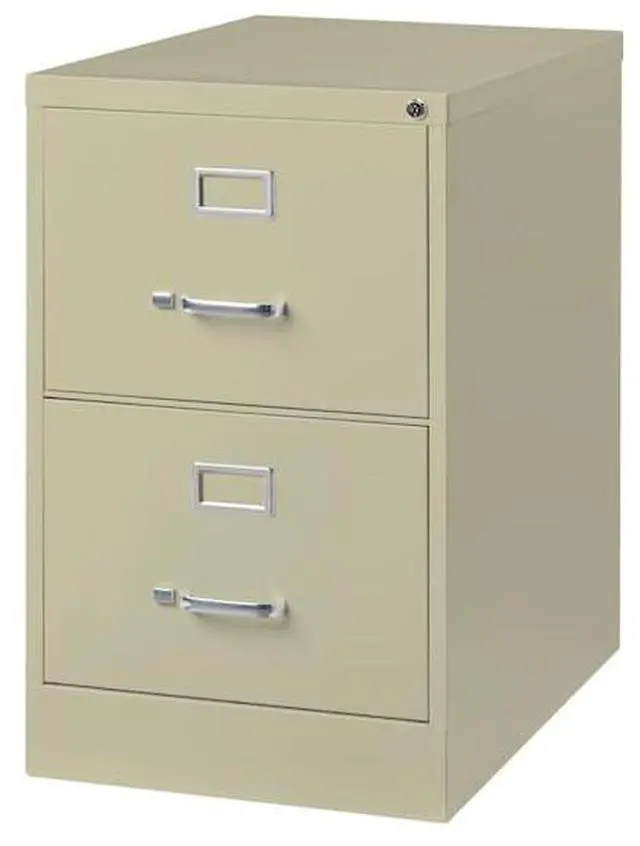 Alt view image 6 of 7 - Hirsh 25-in Deep 2 Drawer, Legal Width, Vertical File Cabinet, Putty