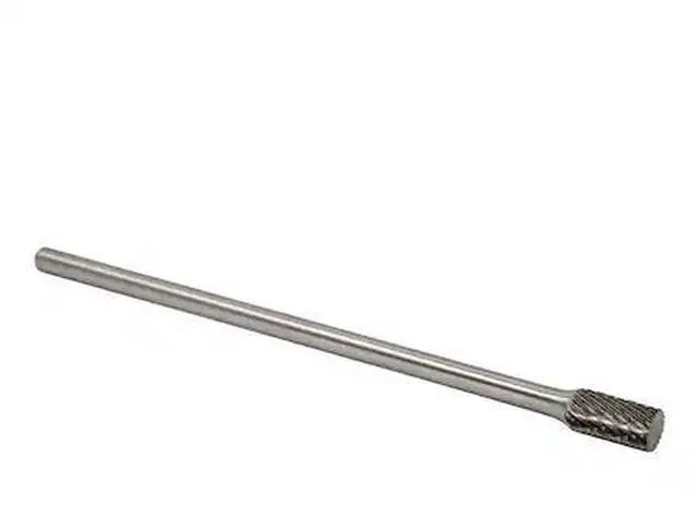 Alt view image 2 of 9 - Drill America DUL Series Solid Carbide Bur, Double Cut, SA5 Cylindrical, 1/4" Shank, 1/2" Head Diameter, 1" Cutting Length, 6" Overall Length (Pack of 1)