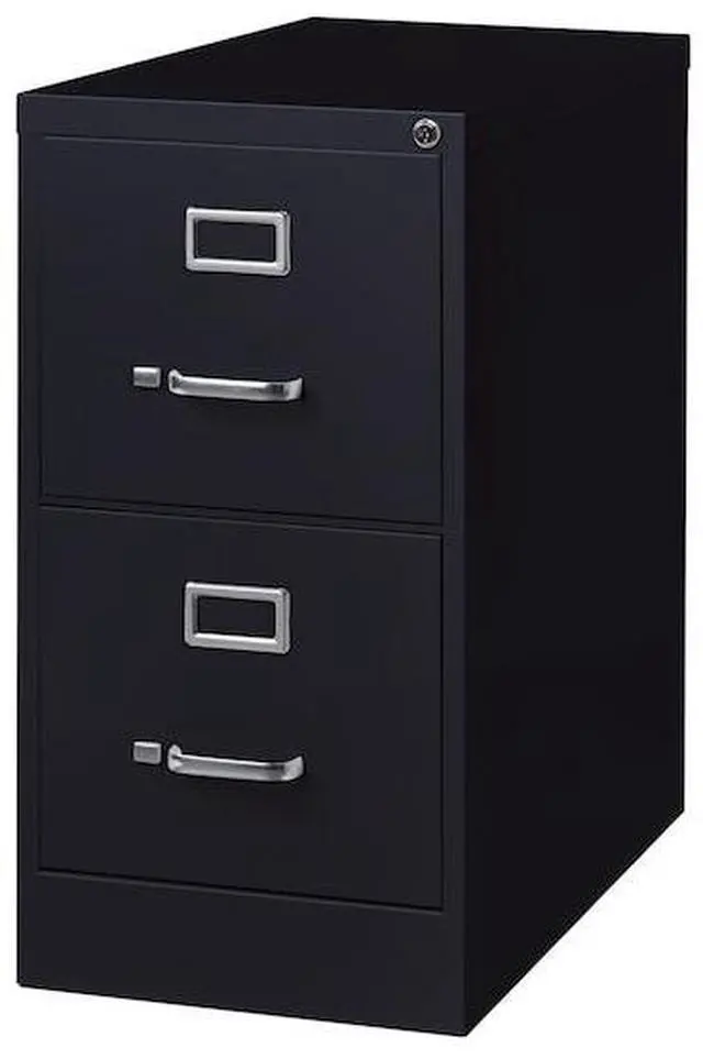 Alt view image 3 of 8 - Hirsh 26.5-in Deep 2 Drawer, Letter Width, Vertical File Cabinet, Black