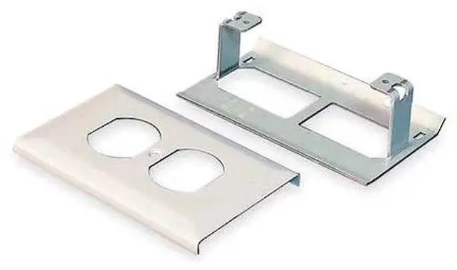 Main image of LEGRAND G3043BE Raceway Duplex Receptacle Cover, 3000 Series, 1, 2 Channel, 2