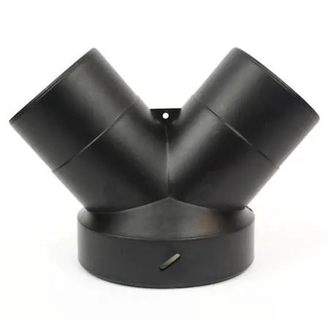 Alt view image 2 of 2 - Big Horn 11603 6-Inch By 4-Inch By 4-Inch Y-Adapter Black