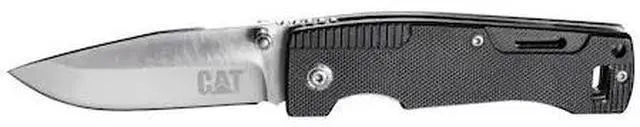 Main image of CAT 980000 6-1/2 Inch Drop Point Folding Knife