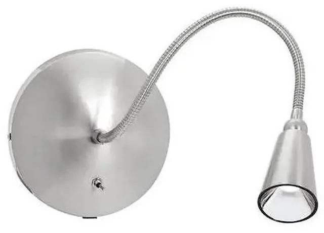 Main image of ACCESS LIGHTING 62089LED-BS Bunk, Gooseneck LED Wall Reading Light, Brushed