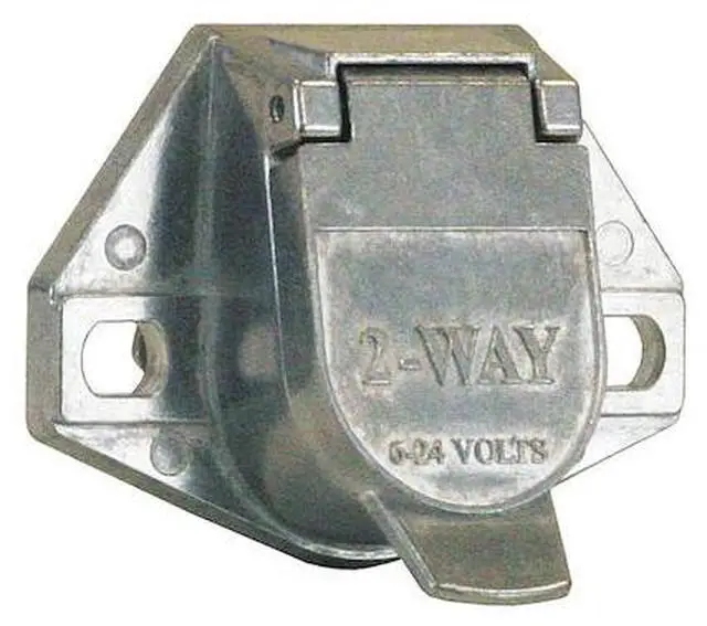 Main image of BUYERS PRODUCTS TC1002 2-Way Die-Cast Zinc Trailer Connector -Truck Side -
