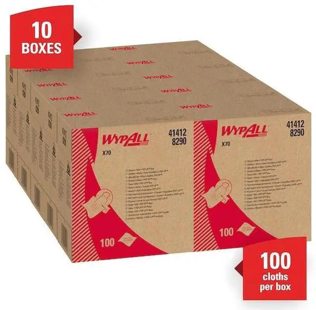 Alt view image 9 of 14 - Wypall X70 Workhorse Rags Blue 10/100