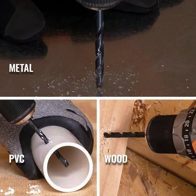 Alt view image 9 of 9 - Klein Tools - 53000 - Klein 53000 Standard Jobber Length Regular Point Drill Set, Imperial, 1/16 in Min Drill Bit, 1/2