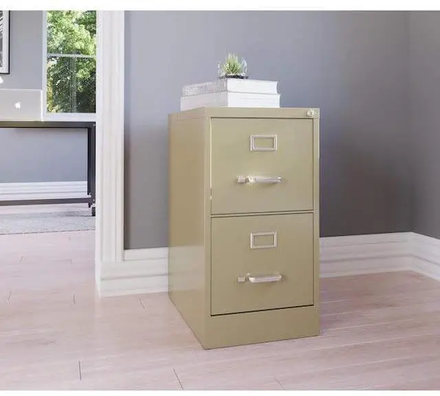 Alt view image 8 of 8 - Hirsh 22-in Deep 2 Drawer, Letter Width, Vertical File Cabinet, Putty