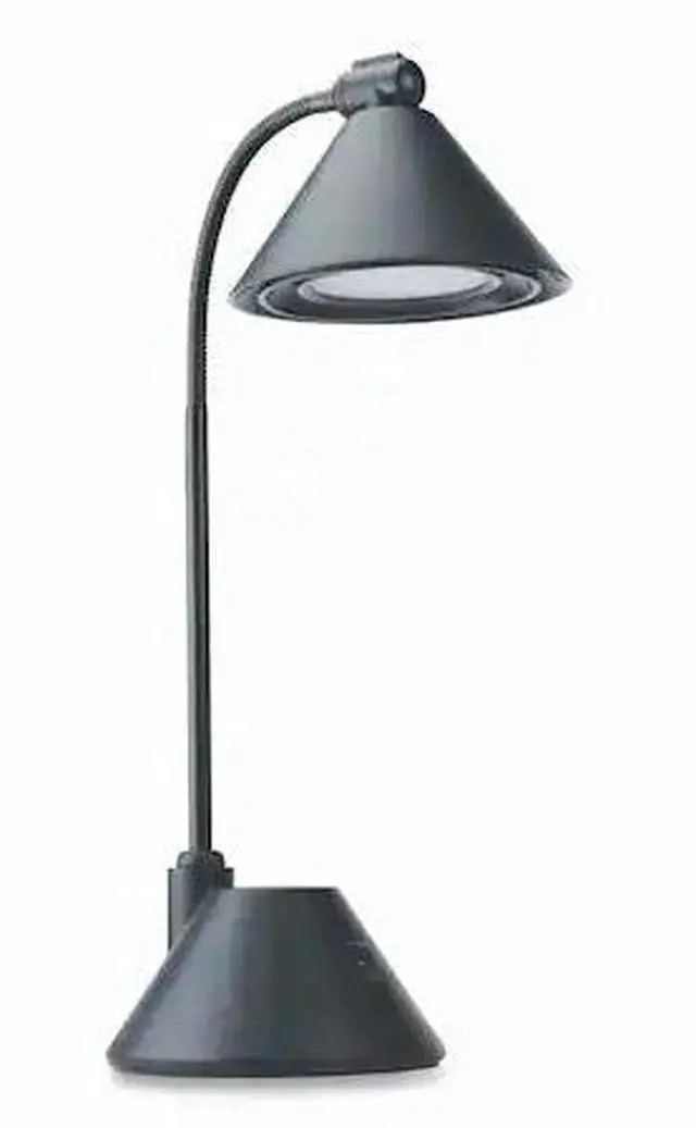 Alt view image 7 of 17 - LED Task Lamp, 2 Prong, 17"High, Black ALELED932B