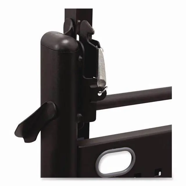 Alt view image 12 of 16 - Alera Valencia Flip Training Table Base, Modesty Panel, 24-1/2w x 19-3/4d, Black