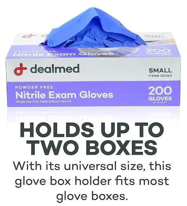 Alt view image 2 of 3 - DEALMED 787132 Glove Box Holder Double Horizontal, Ea