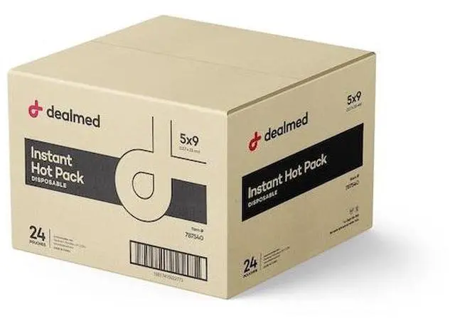 Alt view image 2 of 2 - DEALMED 787540 Hot Pack Instant Disposable 5" X 9", 24/Cs, 24PK