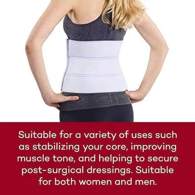 Alt view image 3 of 3 - DEALMED 781932 Abdominal Binder, 3 Panel, 9", Medium, 45" - 60", Ea