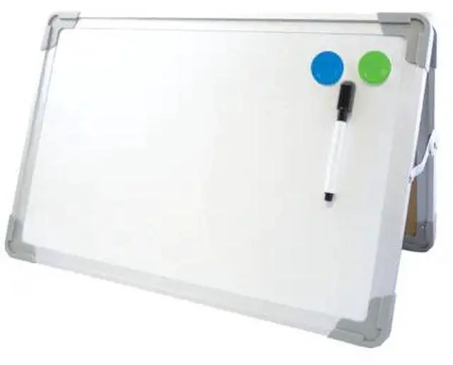 Alt view image 3 of 4 - Flipside Double Sided Magnetic Dry-Erase Mobile Whiteboard Easel 20" x 16" 3/Set (FLP50002)