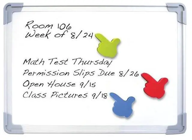 Alt view image 4 of 4 - Flipside Double Sided Magnetic Dry-Erase Mobile Whiteboard Easel 20" x 16" 3/Set (FLP50002)