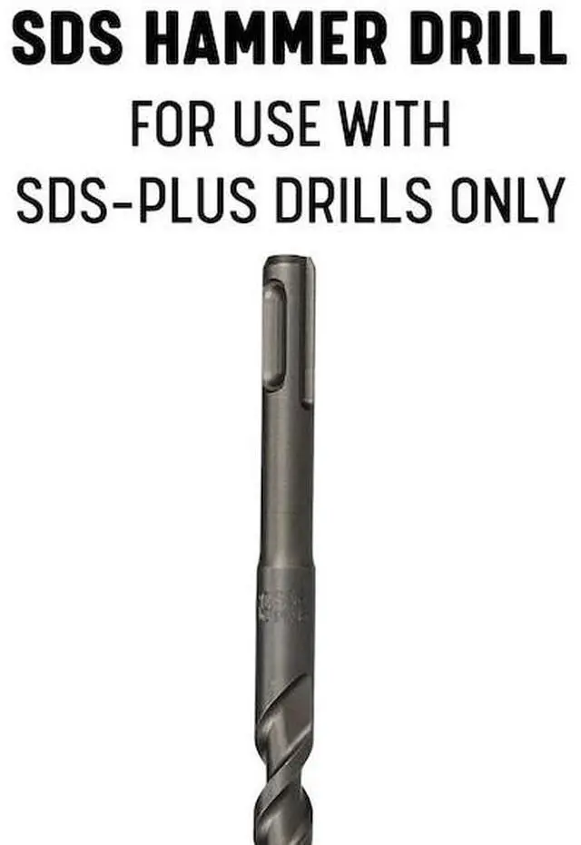 Alt view image 5 of 10 - Drill America SDSSET 5 Piece SDS-Plus Drill Small, Size: 1/4" - 1/2", Carbide Tipped, Coating, Right Hand Cut, Uncoated/Bright