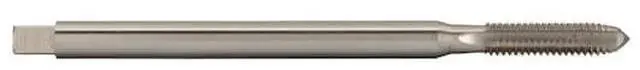 Alt view image 4 of 4 - Drill America DWTET Series Qualtech High-Speed Steel Extension Pulley Tap, Uncoated (Bright) Finish, Round with Square End Shank, Plug Chamfer, #6-32 UNC, 6" Length (Pack of 1)