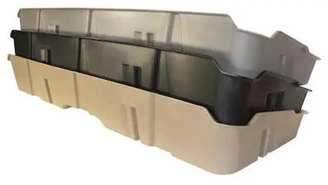 Alt view image 2 of 9 - DU-HA Under Seat Storage Fits 07-13 Chevrolet/GMC Silverado/Sierra Light Duty & 07-14 Heavy Duty Crew Cab, Tan, Part #10044
