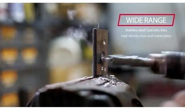 Alt view image 10 of 10 - Drill America DMS04-8206 6 Piece Carbide Tipped Hole Cutter Set, 3/16" Depth of Cut Carbide Tipped, Uncoated (Bright), Coating Right Hand Cut Cutting Angle