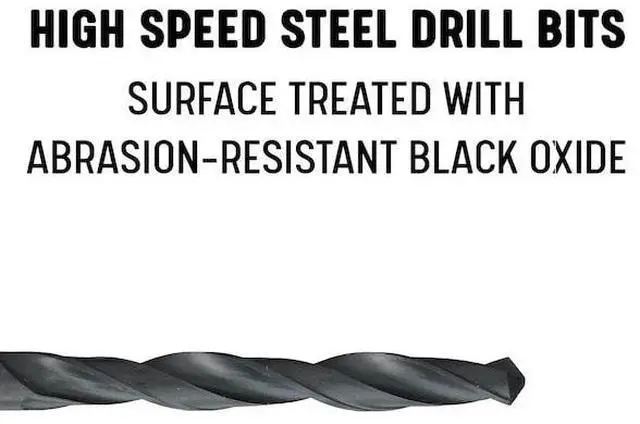 Alt view image 5 of 10 - 3/8" CARBON STEEL NPT TAP AND 37/64" HSS DRILL BIT KIT