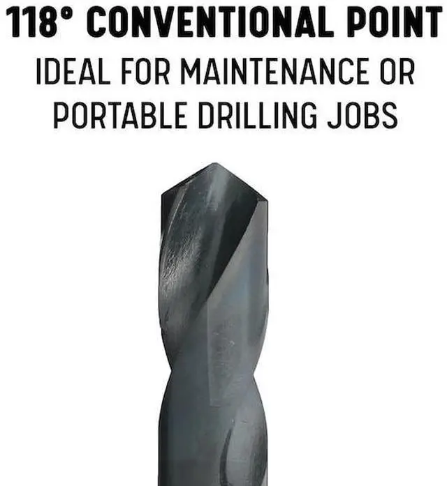 Alt view image 8 of 10 - 3/8" CARBON STEEL NPT TAP AND 37/64" HSS DRILL BIT KIT