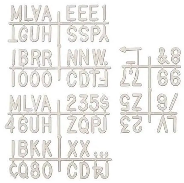 Main image of ZORO SELECT UV52302 Letter Box Set,2 In.