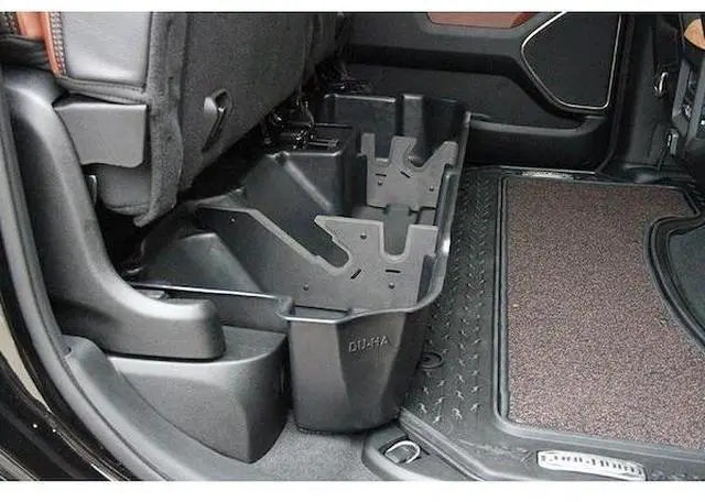 Alt view image 10 of 16 - DU-HA 30100 Underseat Gun Storage System for 19-21 Dodge Ram 1500 Crew Cabs
