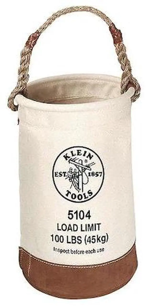 Main image of Klein Tools 409-5104 12" Leather-Bottom Bucket