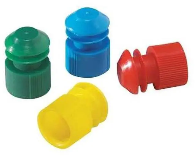 Alt view image 2 of 4 - DYNALON 276145-000G TestTube Stopper, 11-13mm, Green, Pk1000