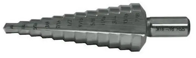 Main image of CLE-LINE C20287 1/4-3/4 x 1/16 HSS 118 Degree Split Point Step Drill Cle-Line