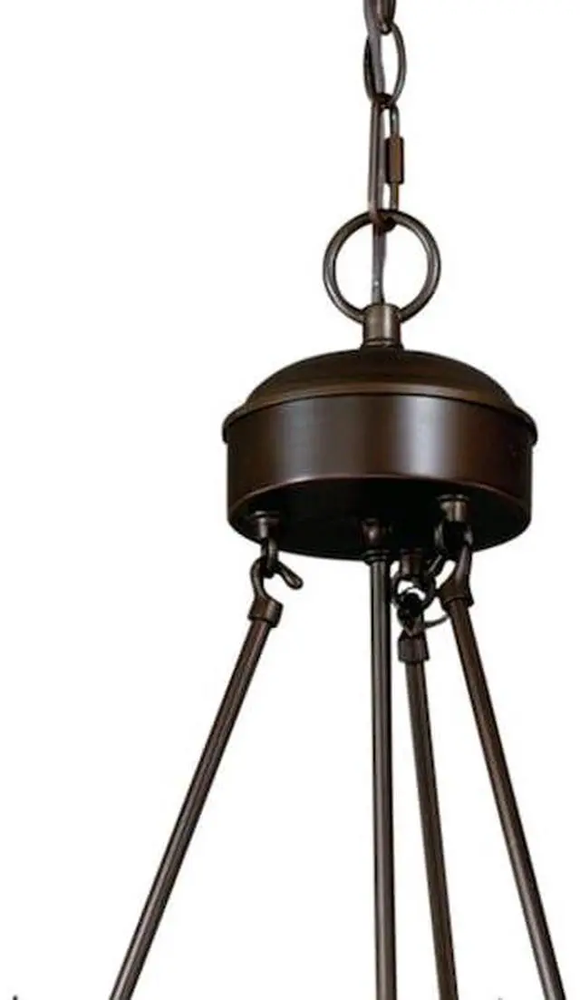 Alt view image 5 of 7 - VAXCEL CH55506BBZ Yosemite 9 Light Bronze Rustic Tree Chandelier