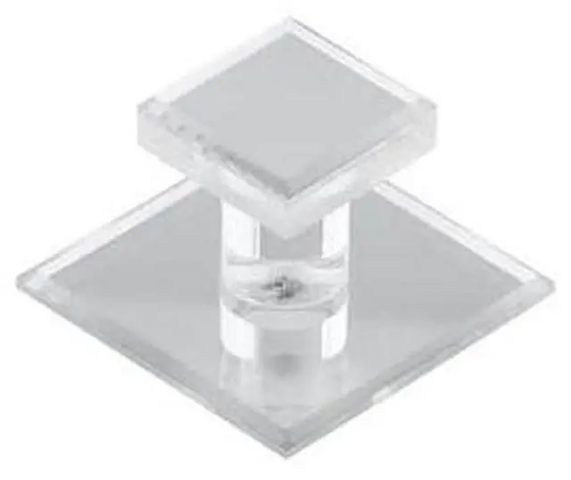 Main image of RICHELIEU BP50011 1 25/32"x1 25/32"(45mm x 45mm) Transparent/Clear, Mirror