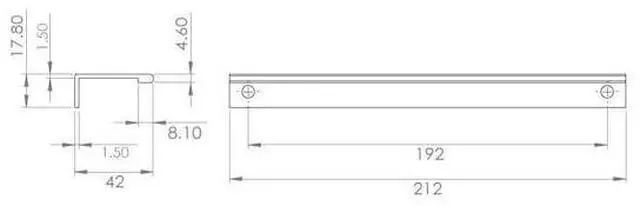 Alt view image 4 of 6 - RICHELIEU BP9898192CHBRZ 7 9/16 in (192 mm) Champagne Bronze Contemporary
