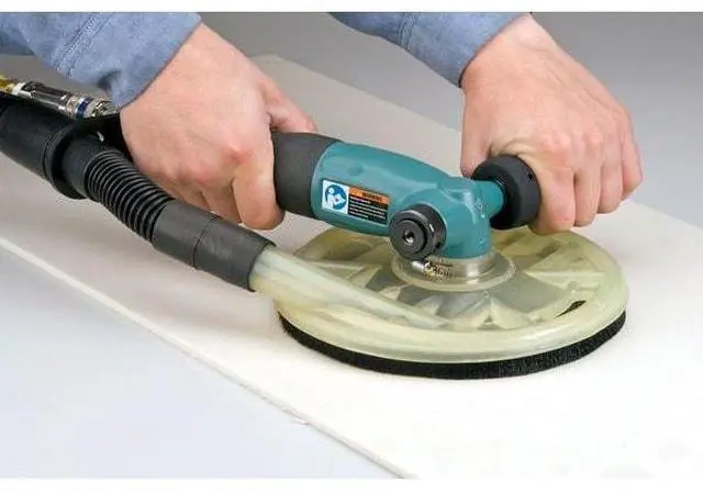 Alt view image 2 of 2 - DYNABRADE 52597 Right Angle Air Disc Sander,Ind,1.3 HP