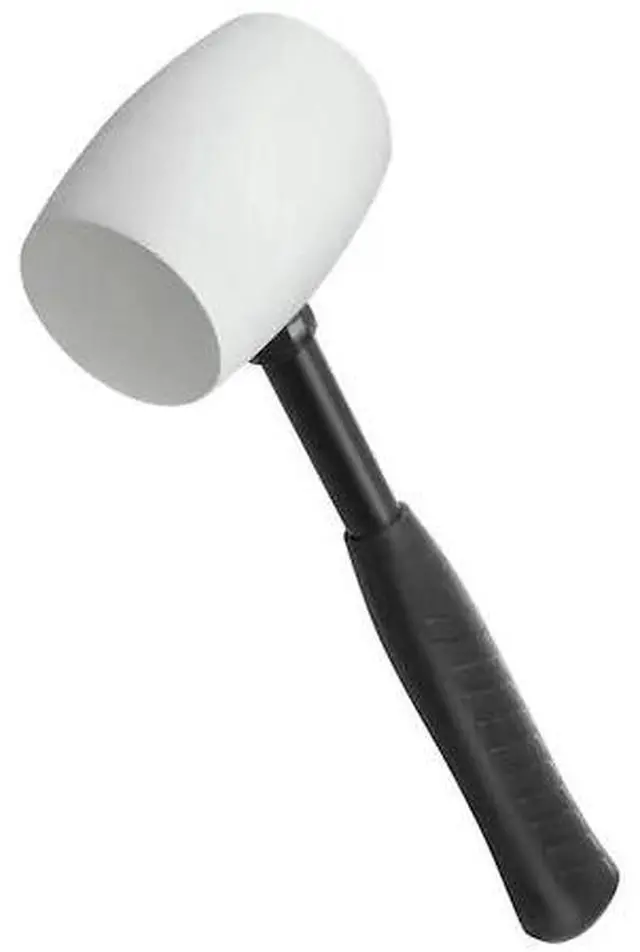 Main image of POWERBUILT 648336 16Oz White Rubber Mallet