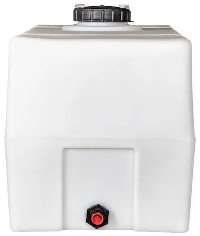 Alt view image 2 of 6 - BUYERS PRODUCTS 82123929 100 Gallon Square Storage Tank - 38x30x29 Inch