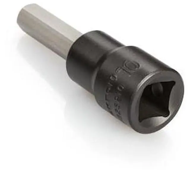 Alt view image 2 of 3 - TEKTON SIB23210 1/2 Inch Drive x 10 mm Hex Impact Bit Socket